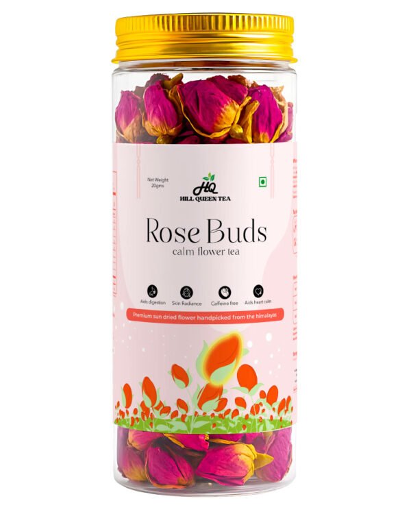 Rose Buds Flower Tea| Skin, Mood & Hormone Support