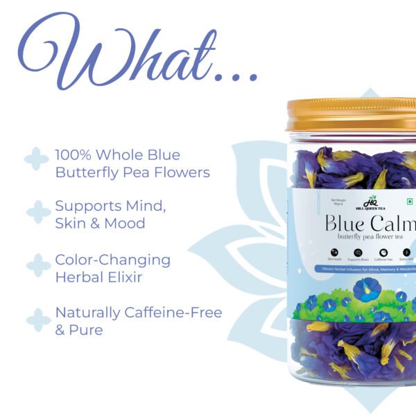 Butterfly Blue Pea Flower Tea | Antioxidant, Brain & Eye Support