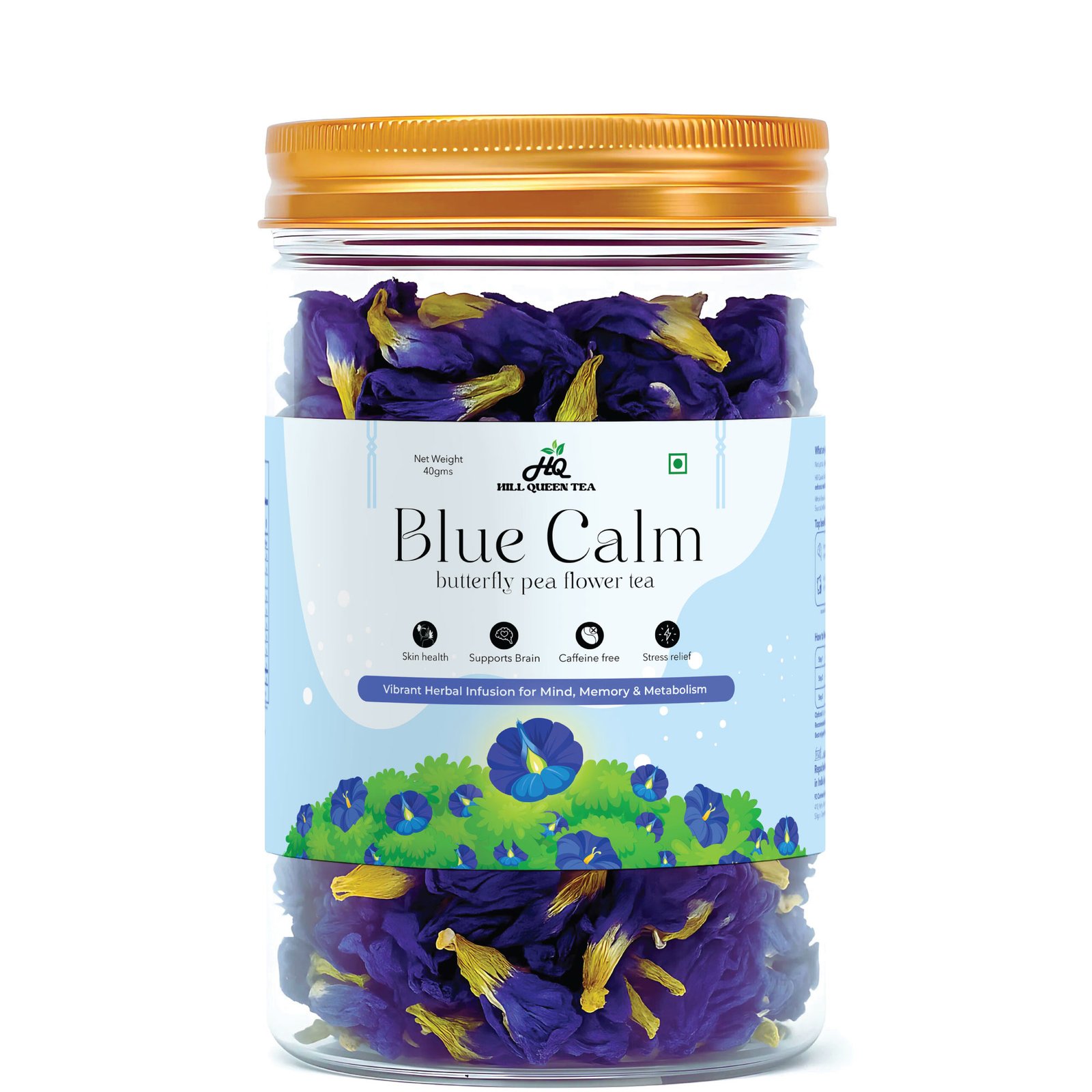 Butterfly Blue Pea Flower Tea | Antioxidant, Brain & Eye Support