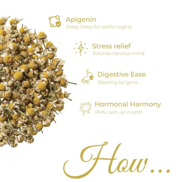 Chamomile Flower Tea | Deep Sleep & Stress Relief