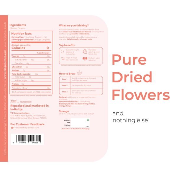 Hibiscus Flower Tea | Skin, Heart & Hormone Support