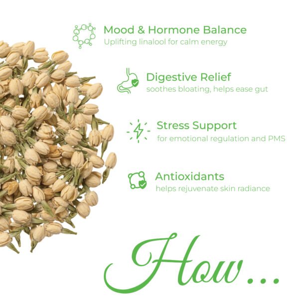 Jasmine Flower Tea | Calming, Stress & Digestion Support