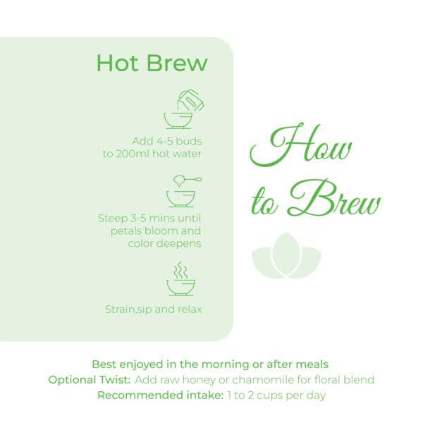 Jasmine Flower Tea | Calming, Stress & Digestion Support