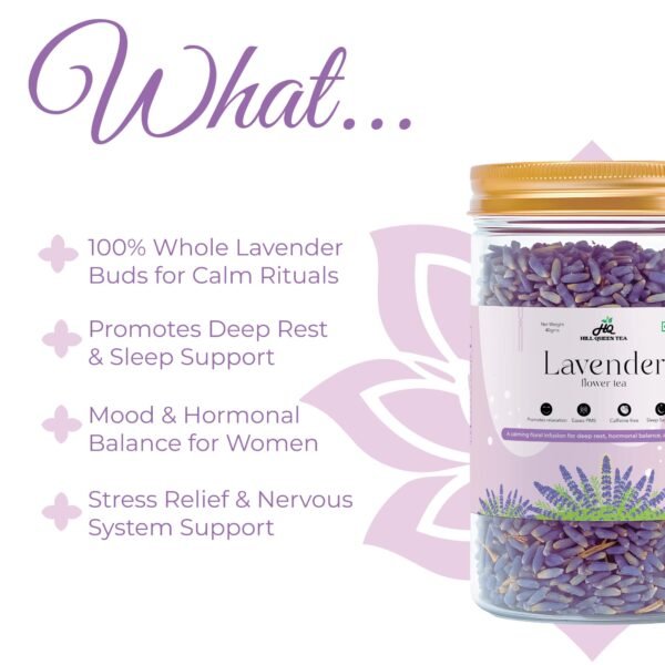 Lavender Flower Tea | Calm, Sleep & PMS Relief