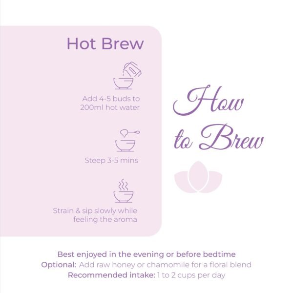 Lavender Flower Tea | Calm, Sleep & PMS Relief