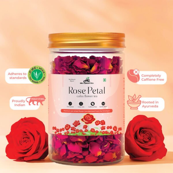 Rose Petal Flower Tea | Skin, Mood & Hormone Support