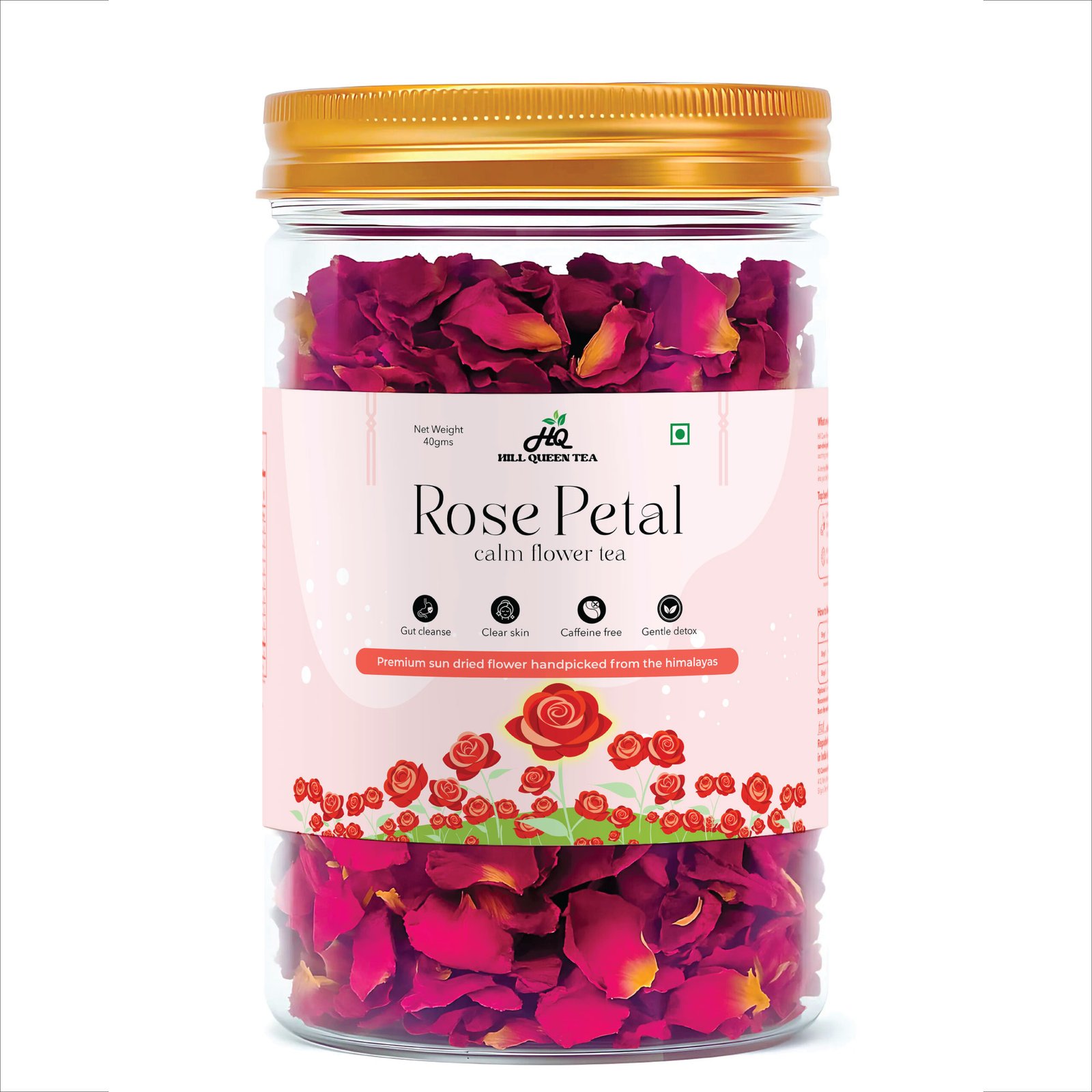 Rose Petal Flower Tea | Skin, Mood & Hormone Support
