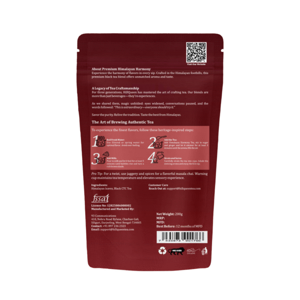 Himalayan Harmony Black Tea | Bold Morning Energy