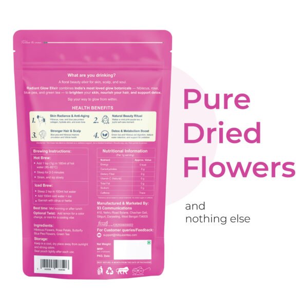 Radiant Glow Floral Ritual – Skin Glow Tea for Natural Beauty