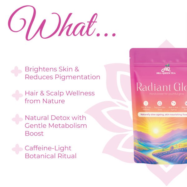 Radiant Glow Floral Ritual – Skin Glow Tea for Natural Beauty