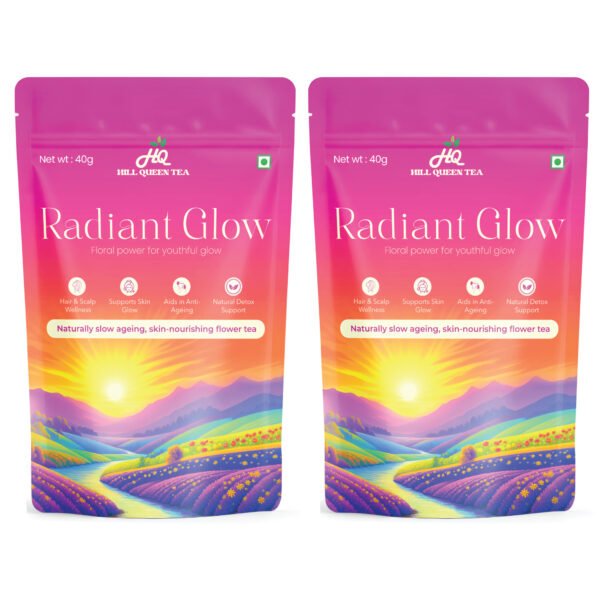 Radiant Glow Floral Ritual – Skin Glow Tea for Natural Beauty