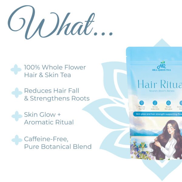 Floral Hair Ritual | Tea for Stronger Hair & Hormonal Balance