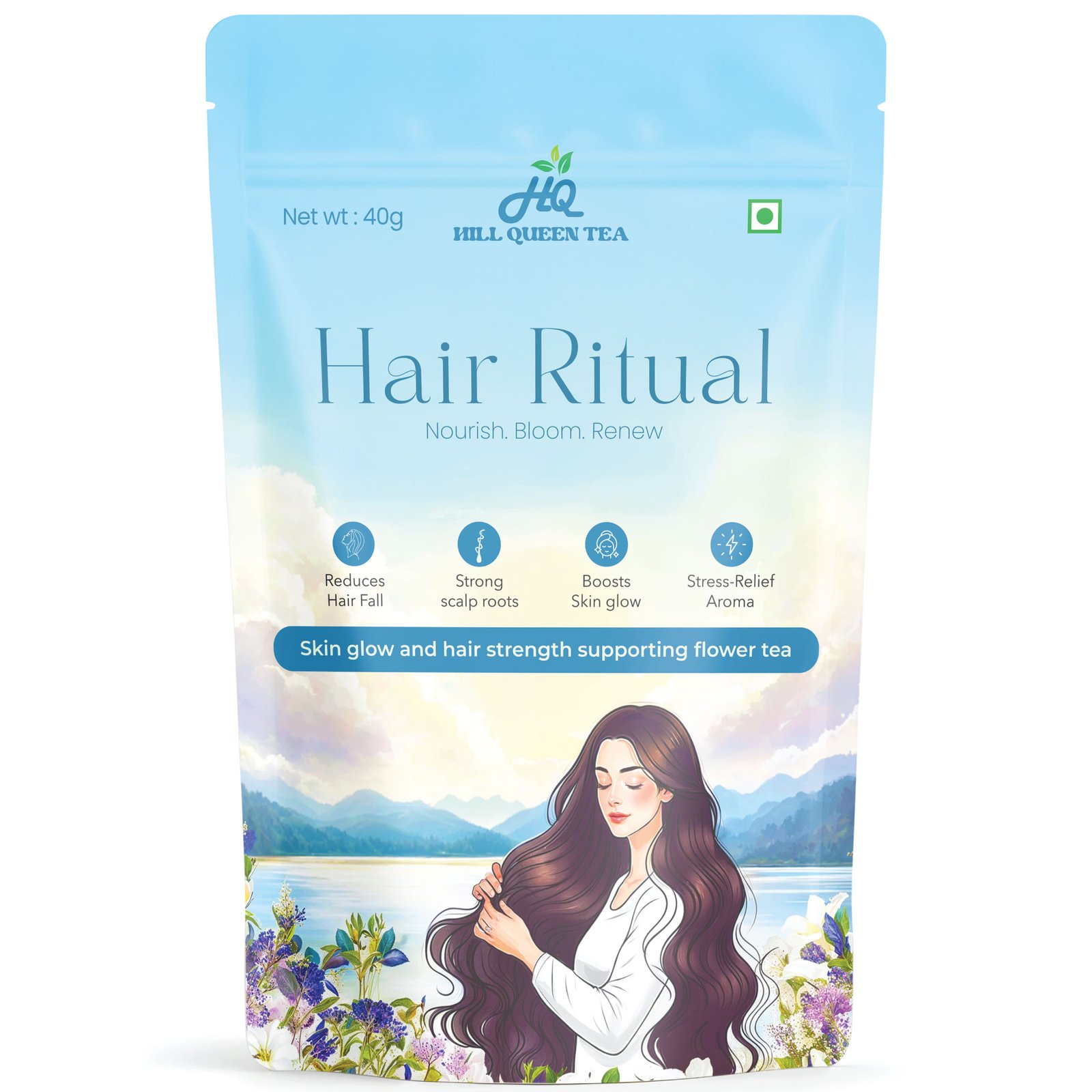 Floral Hair Ritual | Tea for Stronger Hair & Hormonal Balance
