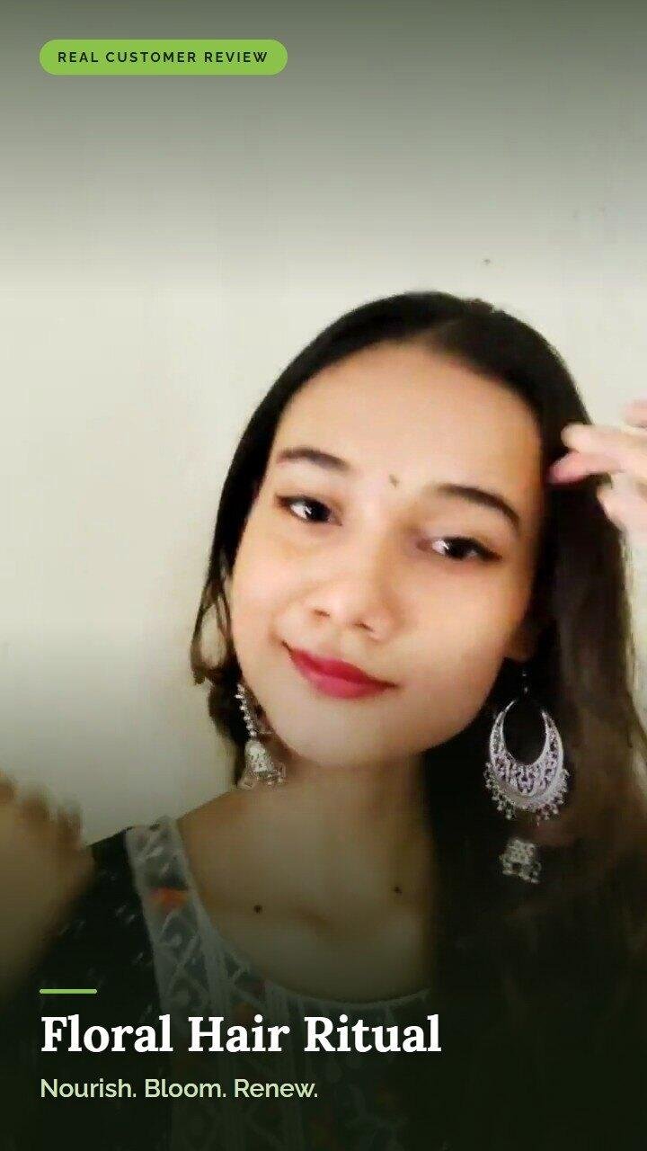 Floral Hair Ritual — customer video