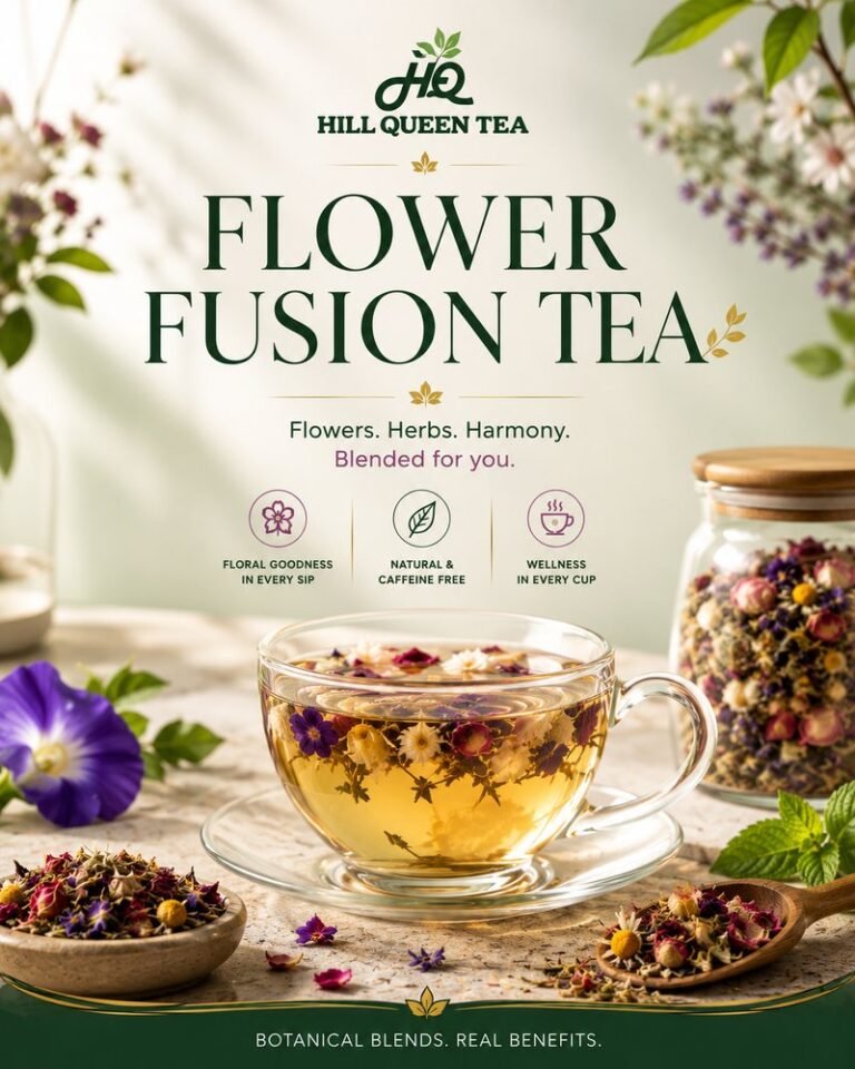 Flower fusion teas