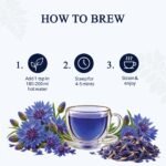Blue Cornflower Tea — brew