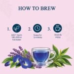 Blue Pea Lavender Green Tea — brew