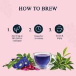 Blue Pea Rose Green Tea — brew