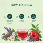 Chamomile Lavender Hibiscus Green Tea — brew