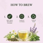 Chamomile Lavender Mint Green Tea — brew