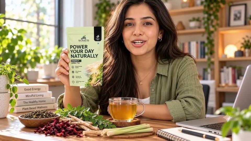 Energy Herbal Tea — product film