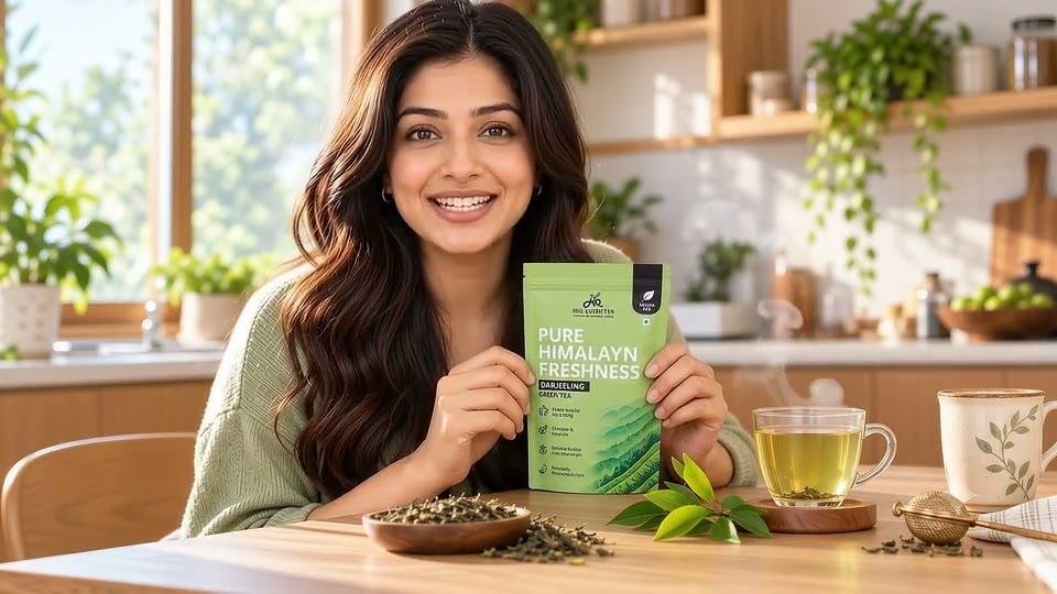 Darjeeling Green Tea — product film