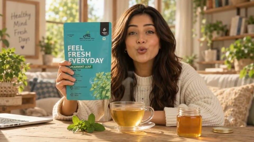 Spearmint Leaf — product film