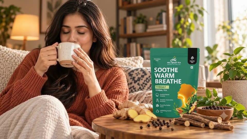 Herbal Throat Tea — product film