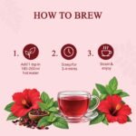 Hibiscus Mint Green Tea — brew