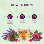 Lavender Rose Green Tea — brew