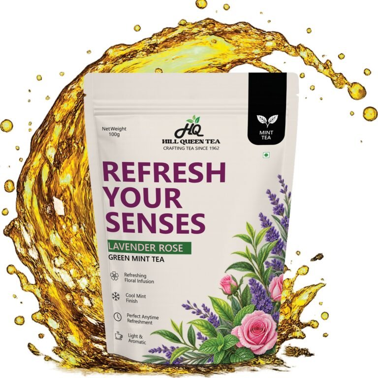 Lavender Rose Mint Green Tea